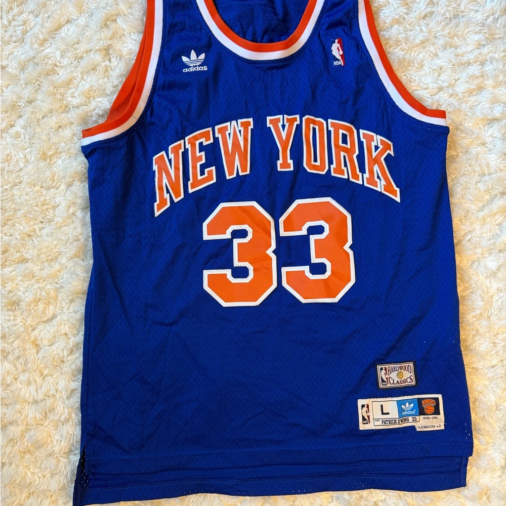 adidas New York Blue and Orange Jersey